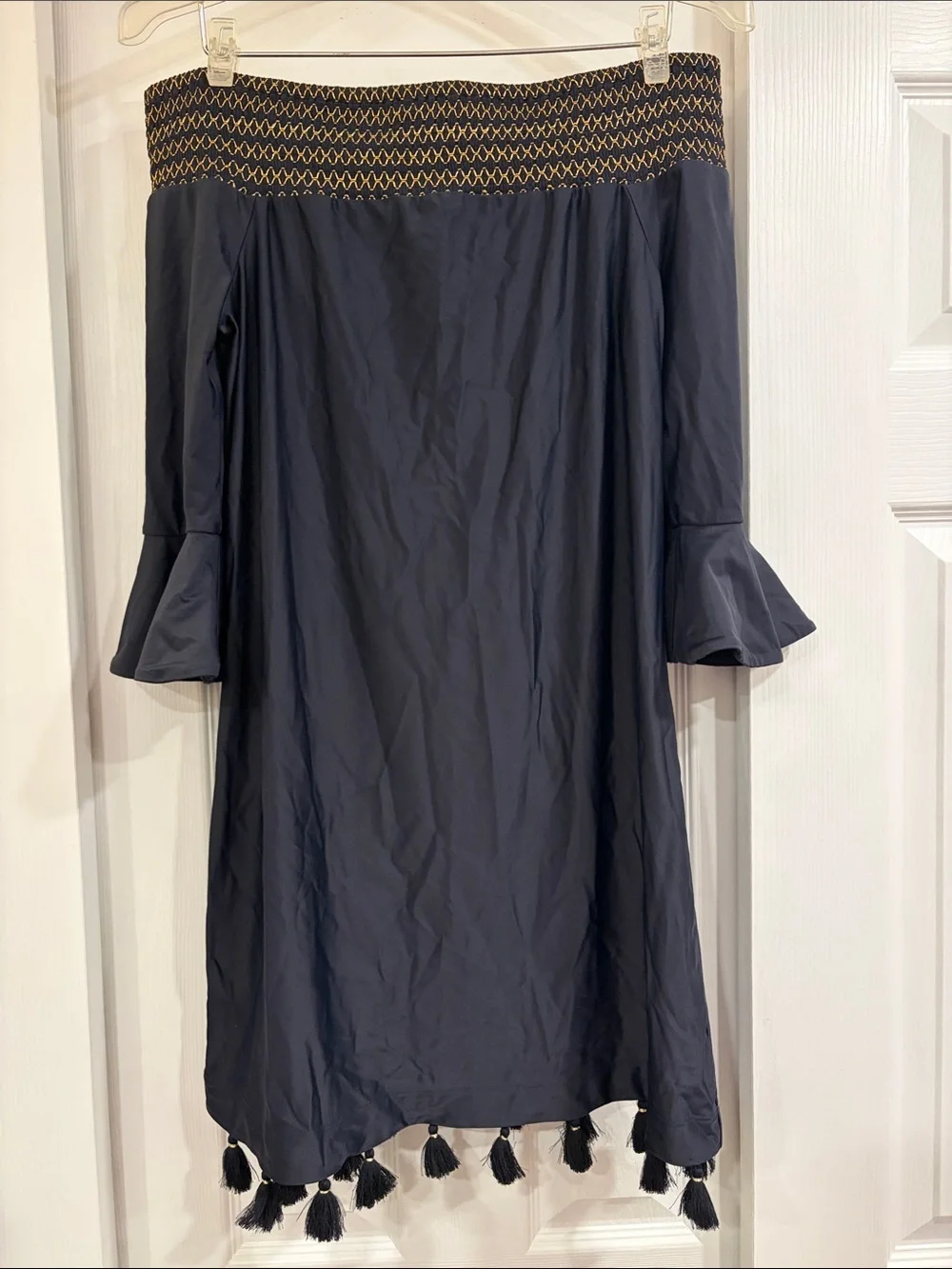 Cabana Life Coverluxe Smocked Dress UPF 50 NWT